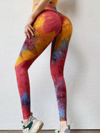 Tie-Dye High Waist Active Leggings - Classyfashion24.com