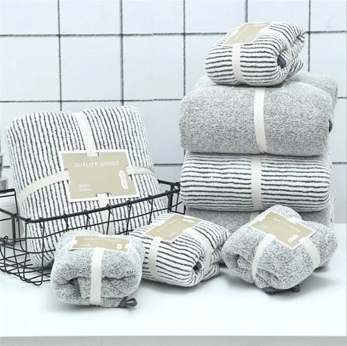 Coral Velvet Bath Towel Set Luxury 2-Piece Bundle Soft and Absorbent