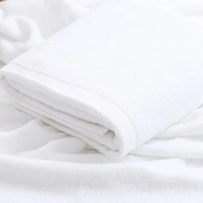 Classic Hotel Collection White Cotton Bath & Spa Towel – 100% Cotton