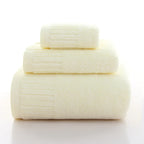 Premium 100% Cotton Thickened Bath Towel Set – 3-Piece Luxury Collection