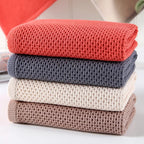 Cotton Hand Towels for Adults Plaid Hand Towel Face Care Magic Bathroom Sport Waffle Towely