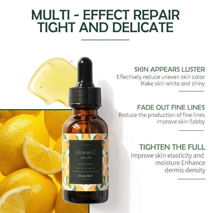 Premium Vitamin C Whitening Serum 30ml - Sofort lieferbar | Exklusive Hautaufhellung & Glättung | Luxuriöse Gesichtspflege für Strahlenden Teint