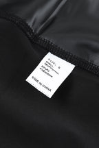 Black Faux Leather High Waist Leggings – Slim Fit Chic Trousers