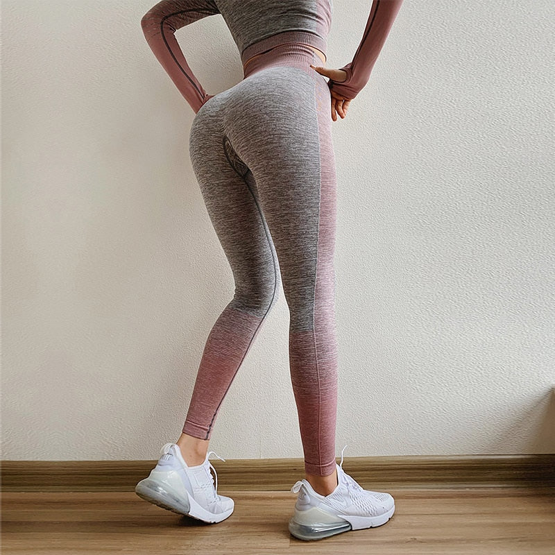 Leggings High Waisted Plus Size Yoga Pants Gym Training