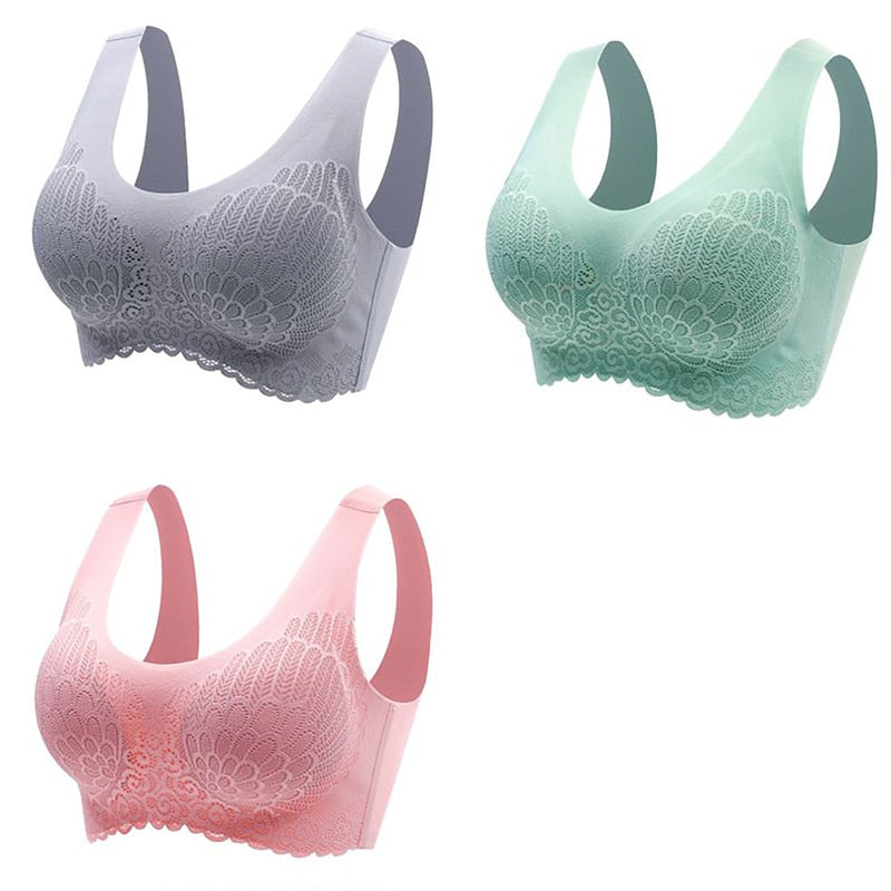 Bra Seamless Push Up for Women with pad 3pcs