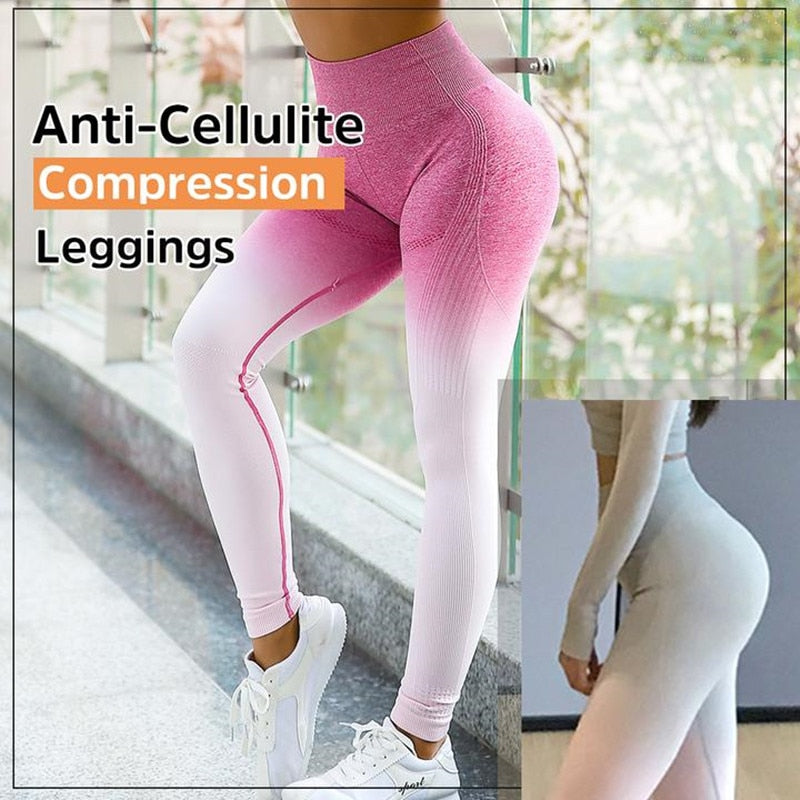 Anti-Cellulite Compression Energy Seamless Leggings